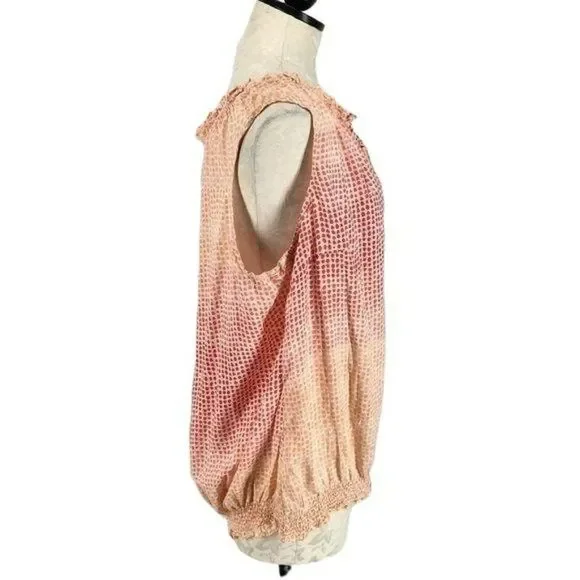 A.N.A. Women's Peach Pink Plus Size Sleeveless Blouse Tank‎ Top Size 2x - Picture 2 of 8